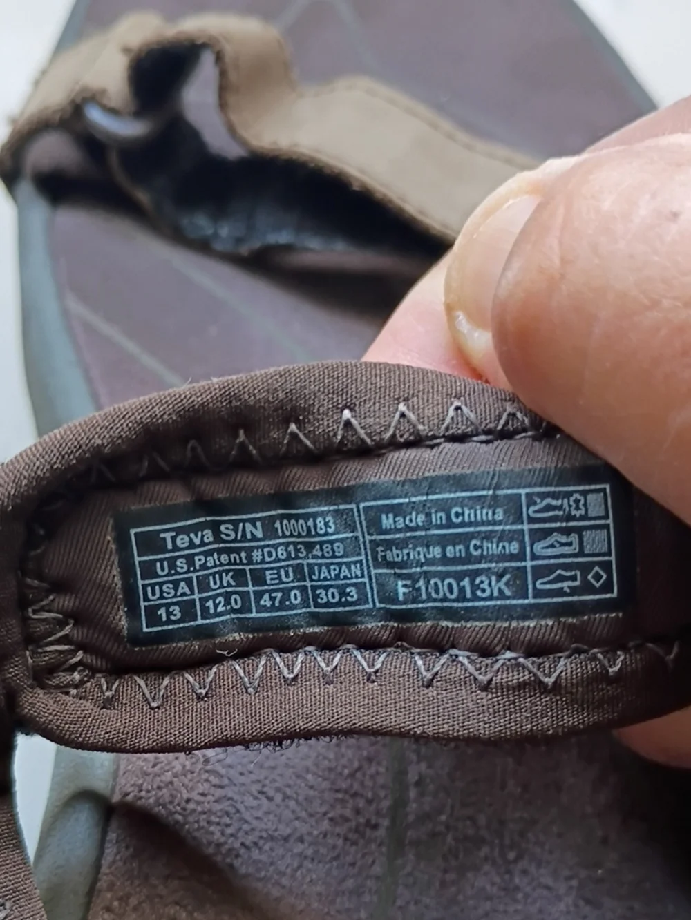 Teva adjustable straps